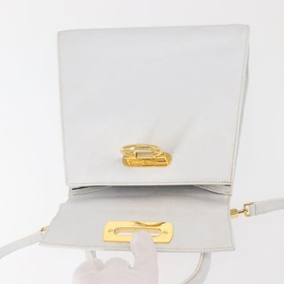 Salvatore Ferragamo Gancini Convertible Top Handle Bag Leather