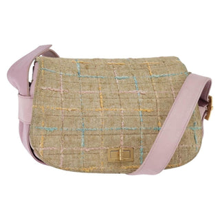 Chanel Chocolate Bar 2.55 Shoulder bag Tweed
