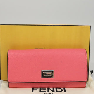 Fendi Peekaboo Wallet Leather