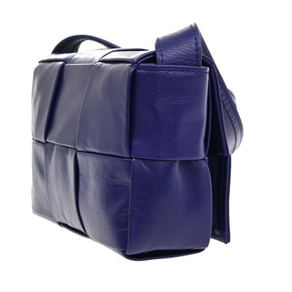 Bottega Veneta Cassette Crossbody Bag Maxi Intrecciato Fringe Leather