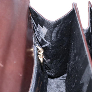 Salvatore Ferragamo Gancini Convertible Top Handle Bag Leather