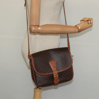Celine Macadam Shoulder Bag PVC Leather