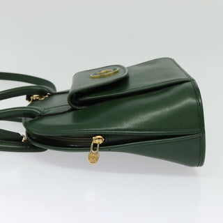 Celine Circle Logo Handbag Leather