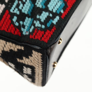 Chanel Crochet CC Drawstring Tote Fabric