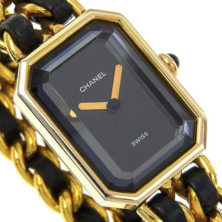 Chanel Premiere Rock Quartz Watch Plated Metal and Leather