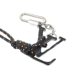 Louis Vuitton LV Shape Rope Bag Charm & Key Holder Metal
