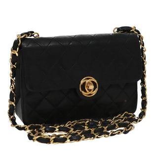 Chanel Vintage CC Chain Flap Bag Quilted Lambskin