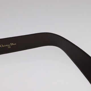 Christian Dior D Buckle Belt Canvas and Leather