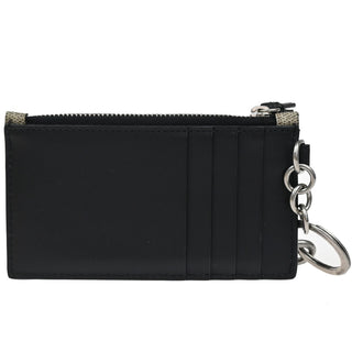 Gucci Bee Card Holder Printed GG Coated Canvas