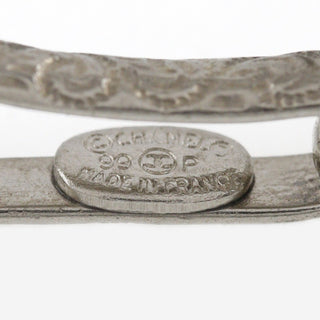 Chanel Vintage CC Pendent Necklace Plated Metal