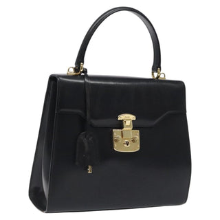 Gucci Vintage Lady Lock Top Handle Bag Leather