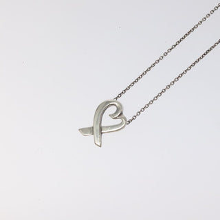 Tiffany & Co. Paloma Picasso Loving Heart Pendant Necklace Silver 925