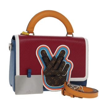 Louis Vuitton Twist Top Handle Bag Limited Edition Peace Love Epi and Monogram Canvas