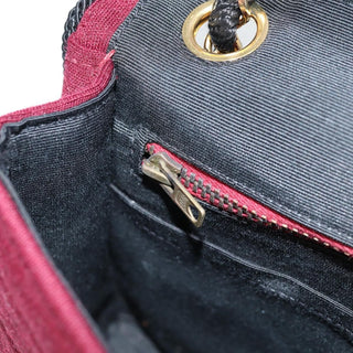 Chanel Pagoda Flap Bag Cotton and Lambskin