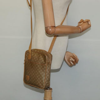 Celine Vintage Macadam Shoulder Bag Canvas