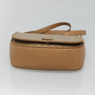 Celine Vintage Macadam Shoulder Bag Canvas and Leather