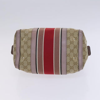 Gucci Vintage Web Boston Bag GG Canvas