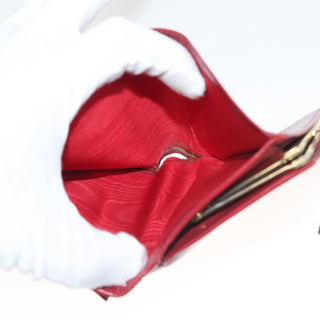 Celine Circle Logo Compact Wallet Leather