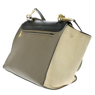 Celine Tricolor Trapeze Bag Leather