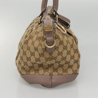 Gucci Sukey Top Handle Satchel GG Canvas with Leather