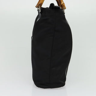 Gucci Vintage Bamboo Handle Tote Nylon