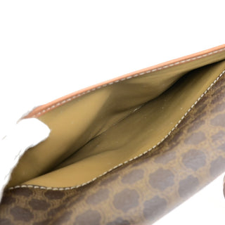 Celine Vintage Macadam Shoulder Bag Canvas