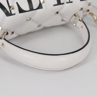 Valentino Garavani VLTN Candystud Top Handle Bag Printed Leather