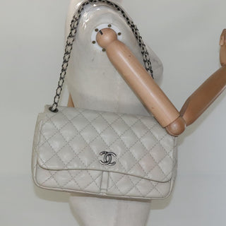 Chanel Natural Beauty Split Pocket Flap Bag Stitched Calfskin