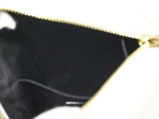 Saint Laurent Vinyle Round Camera Bag Matelasse Chevron Leather