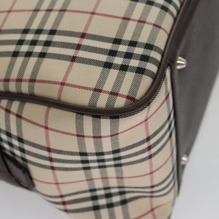 Burberry Nova Check Bowling Bag Canvas