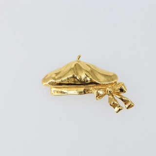 Chanel Beret Hat Brooch Gold Plated