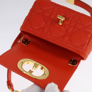 Christian Dior Caro Bag Cannage Quilt Calfskin
