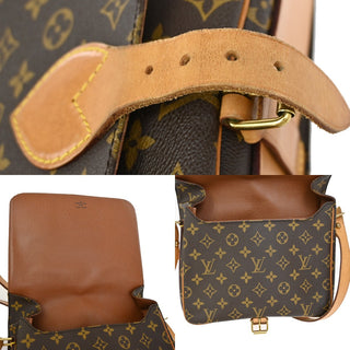 Louis Vuitton Cartouchiere Handbag Monogram Canvas