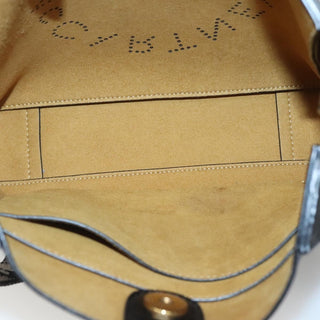 Stella McCartney Logo Crossbody Bag Perforated Faux Leather