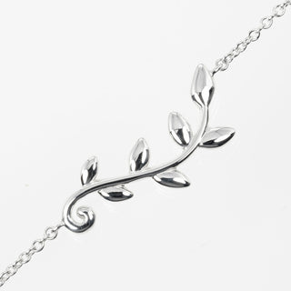 Tiffany & Co. Olive Leaf Chain Bracelet Sterling Silver