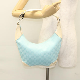 Gucci Vintage Zip Hobo GG Canvas and Patent