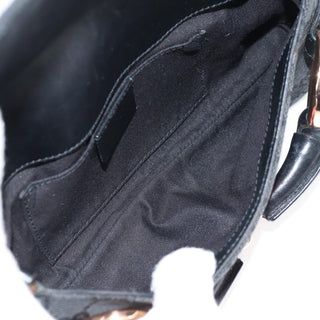 Gucci Horsebit Chain Clutch GG Canvas with Leather