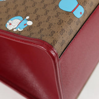 Gucci Doraemon Tote Printed Mini GG Coated Canvas