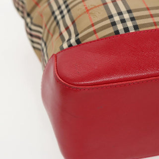 Burberry Nova Check Tote canvas check pattern