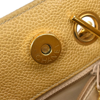Chanel Vintage CC Front Pocket shoulder Bag Calfskin Leather