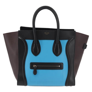 Celine Tricolor Luggage Bag Leather