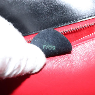 Celine Vintage Top Handle Bag Glazed Leather