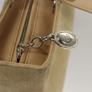 Christian Dior Lady Dior Bag Cannage Quilt Suede