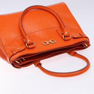 Salvatore Ferragamo Batik Tote Leather