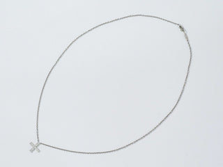 Harry Winston Cross Pendant Necklace Platinum with Diamonds