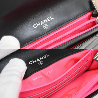Chanel Cambon Bifold Wallet Quilted Lambskin