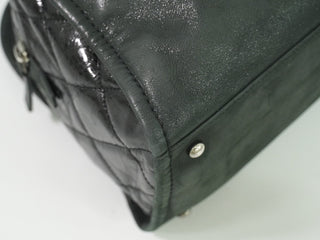 Chanel In the Mix Timeless Bowler Bag Iridescent Calfskin and Quilted Glazed Calfskin