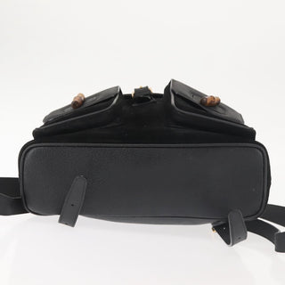 Gucci Vintage Bamboo Backpack Suede