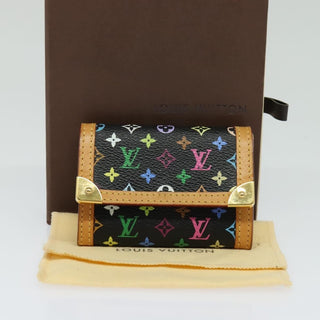 Louis Vuitton Porte-Monnaie Plat Coin Purse Monogram Multicolor