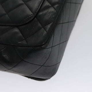 Chanel Full Flap Shoulder Bag Embossed Quilted Calfskin